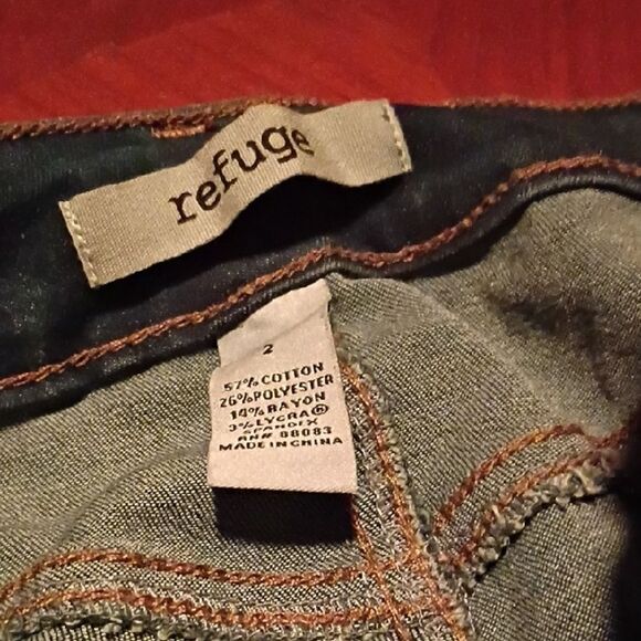 Refuge Blue Skinny Jeans - Picture 2 of 5